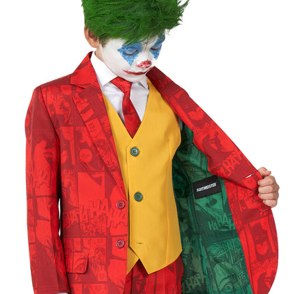 Traje El Joker Niño Escarlata