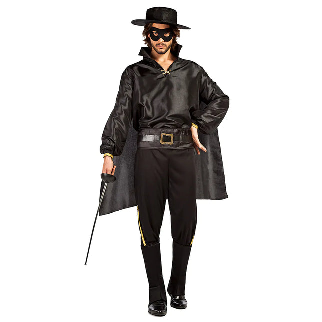 Disfraz de Zorro Negro Hombre