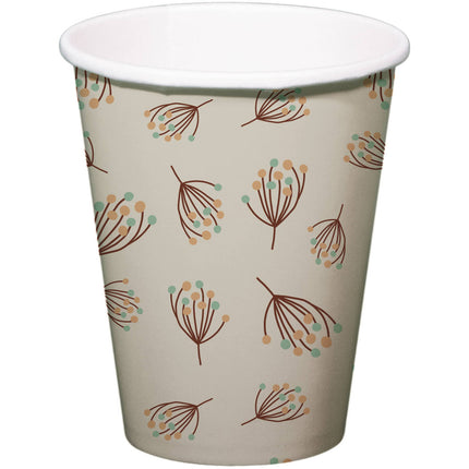 Vasos Flores Pequeño 250ml 8uds.