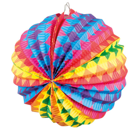 Globo Farol Arco Iris 22cm 12pcs