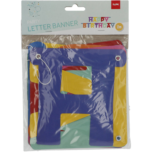 Eslinga de cartas Feliz Cumpleaños 1,6 m