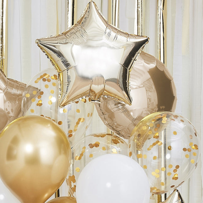 Set Globos Oro Globos 30cm 12pcs