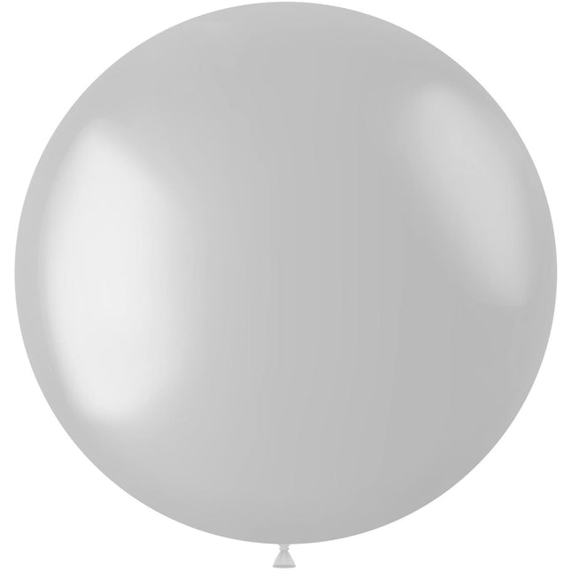 Globo Blanco Perla Metalizado 78cm