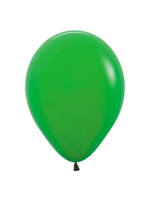 Globos Trébol Verde 23cm 50pcs