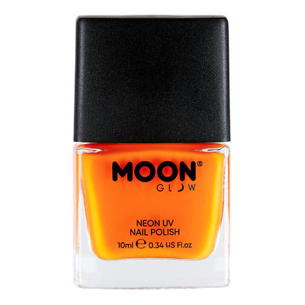 Esmalte de uñas UV neón intenso Moon Glow Naranja intenso 14ml