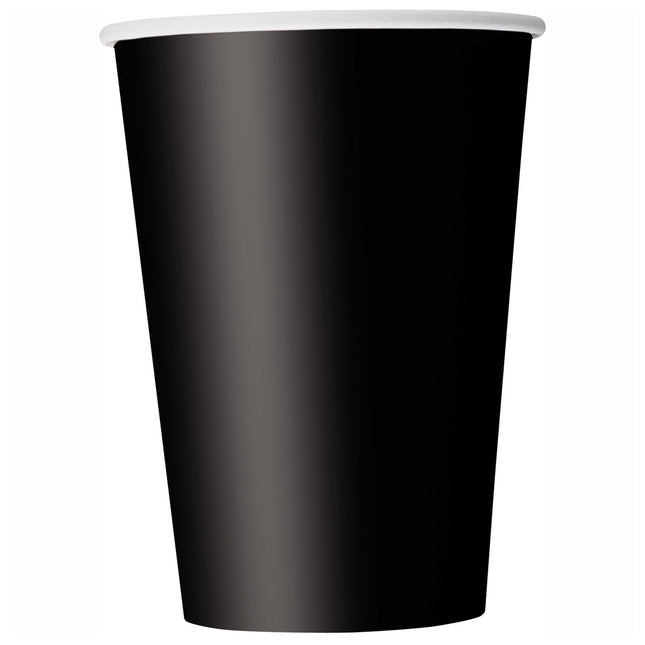 Vasos Negros 266ml 14ud