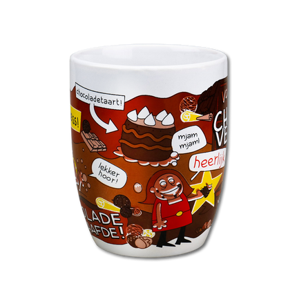 Taza Chocolate Addict 12cm