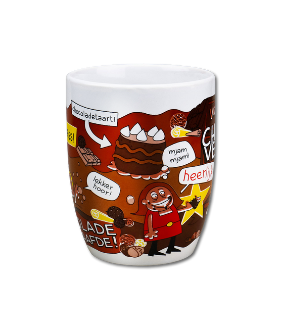 Taza Chocolate Addict 12cm