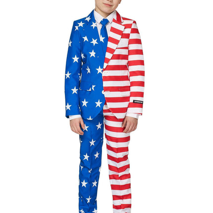 Traje Bandera USA Niño Suitmeister