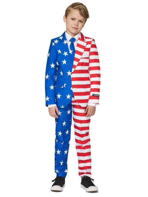 Traje Bandera USA Niño Suitmeister