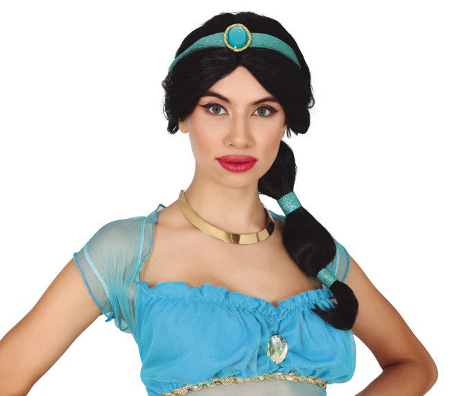 Peluca Princesa Jasmine Aladdin