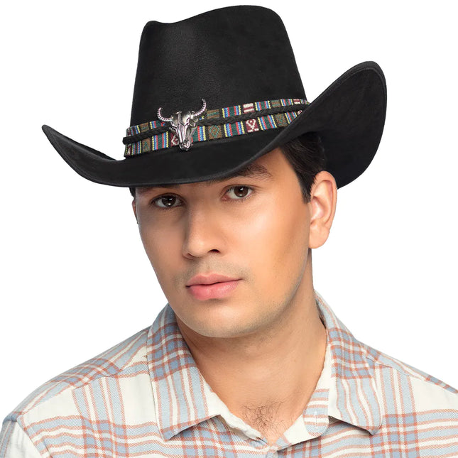 Sombrero Vaquero Negro Luxe