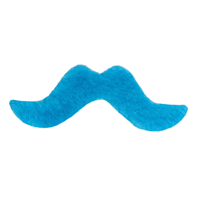 Bigote falso de colores 5uds.