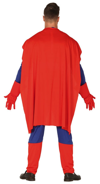 Disfraz de Superhéroe Azul Rojo
