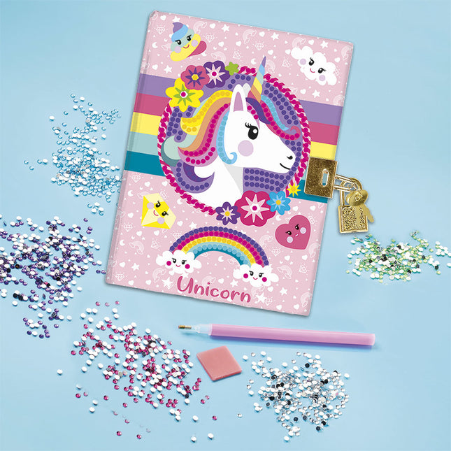 Diario de Pintura Unicornio Diamante