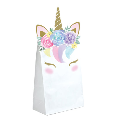 Bolsas para compartir Unicornio 20cm 8uds