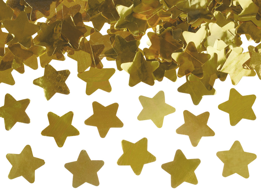 Cañón Confetti Estrellas Oro 40cm