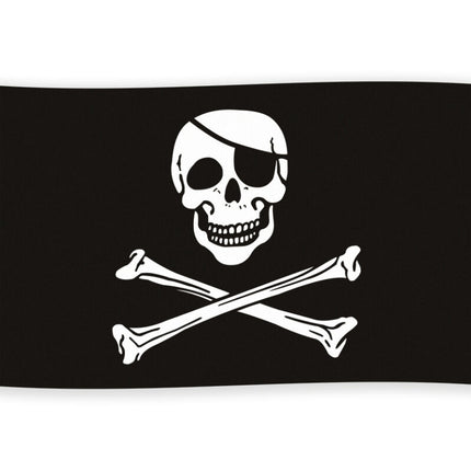 Bandera Negra Piratas 1,5 m