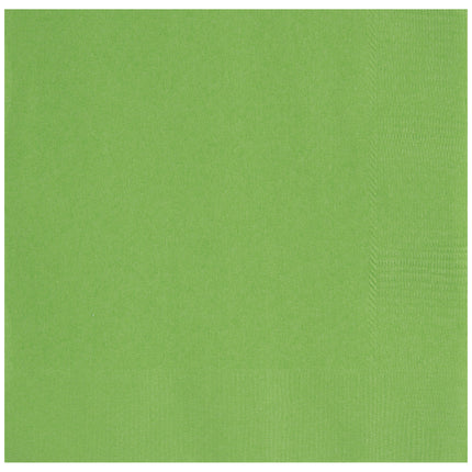 Servilletas Verde Lima 2 Capas 33cm 20pcs