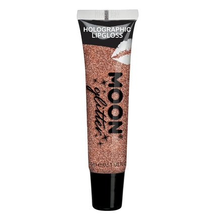 Brillo de labios con purpurina holográfica Moon Glitter Oro rosa 15ml