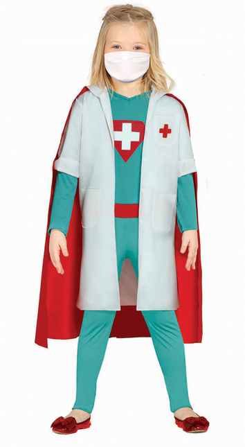 Disfraz de Doctora Super Heroína Niño