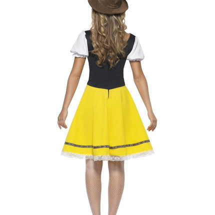 Vestido Dirndl Oktoberfest Amarillo