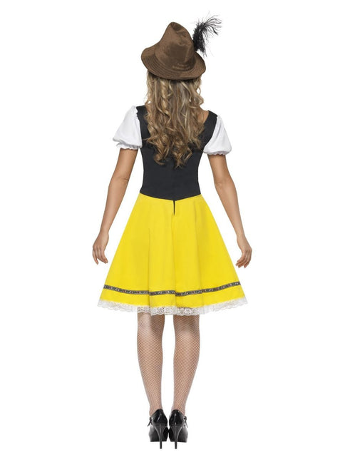 Vestido Dirndl Oktoberfest Amarillo