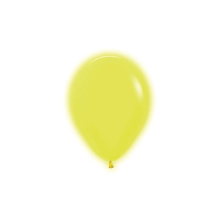 Globos Amarillo Neón 12cm 50pcs