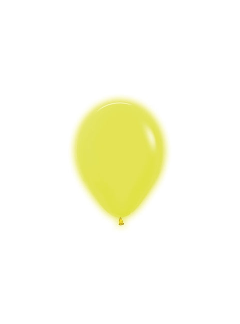 Globos Amarillo Neón 12cm 50pcs