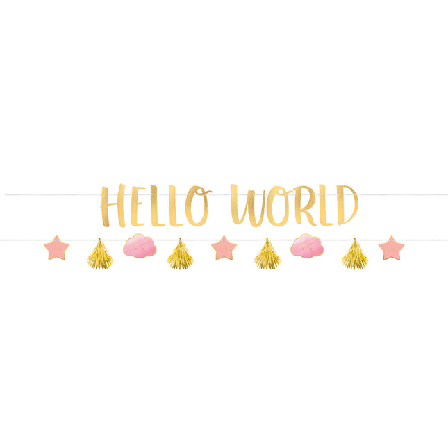 Eslinga de cartas Hello World Girl 1,7 m