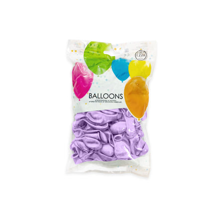 Globos Lavanda Pastel 13cm 100pcs