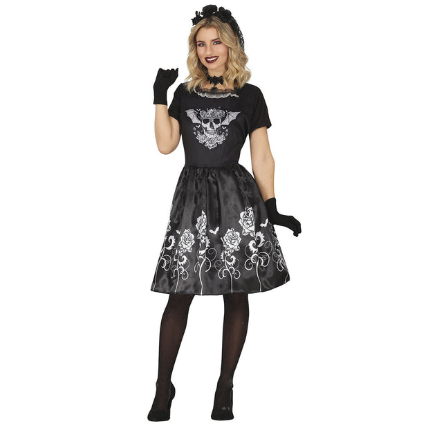 Vestido de fantasma de Halloween negro