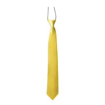 Corbata Amarillo Neón 50cm