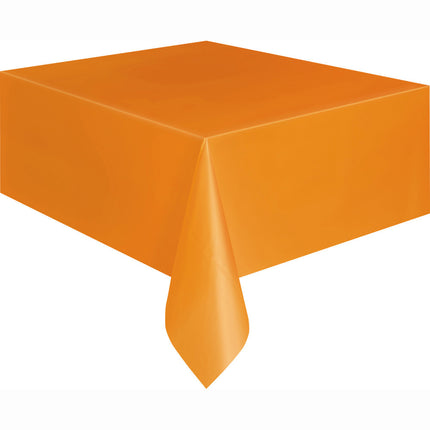 Mantel Naranja Plástico 2,74m