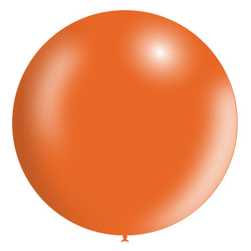 Globo Gigante Naranja XL Metálico 91cm