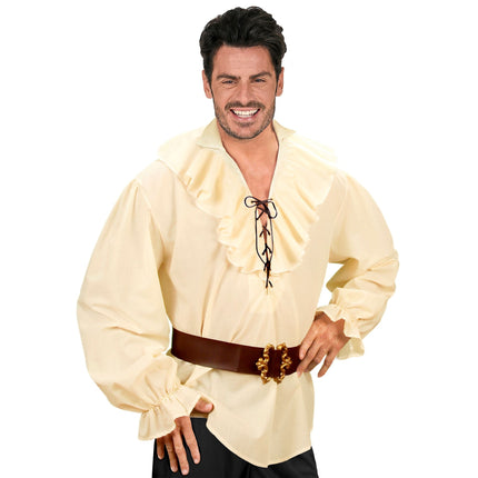 Blusa Beige Hombre Piratas/Renacimiento