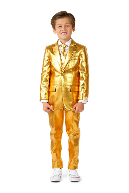 Traje Dorado Niño OppoSuits