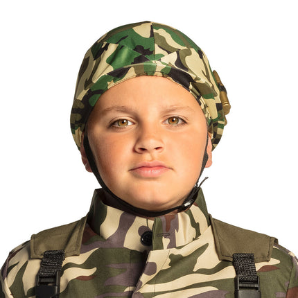 Casco Militar Infantil Ajustable