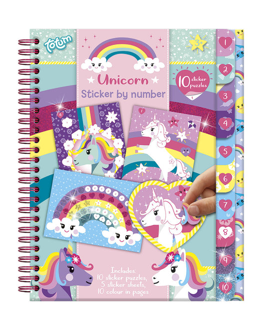 Libro de pegatinas de unicornios grande