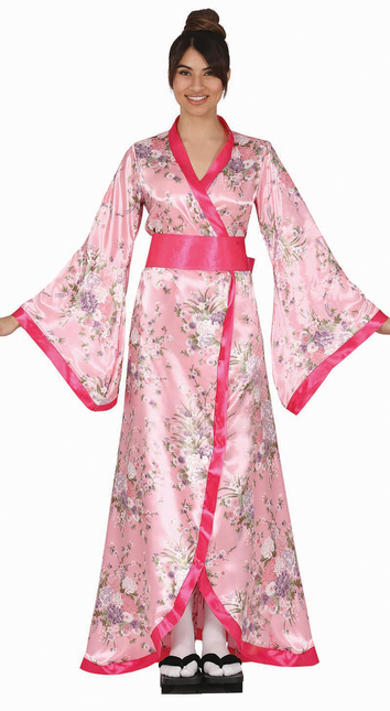 Kimono Disfraz Damas Rosa