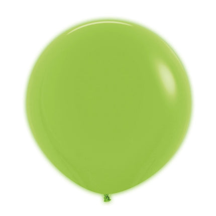 Globos Verde Neón 61cm 10pcs