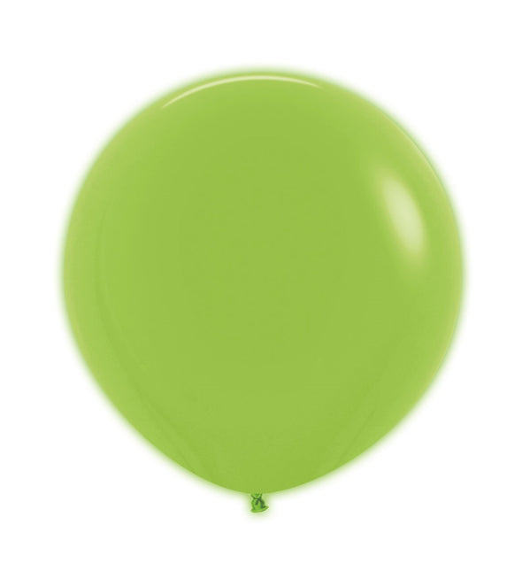 Globos Verde Neón 61cm 10pcs