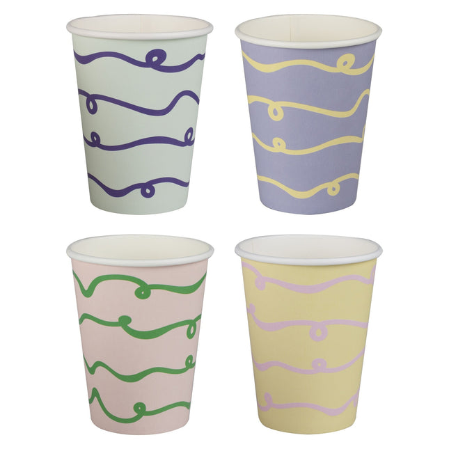 Vasos de colores 8 uds.