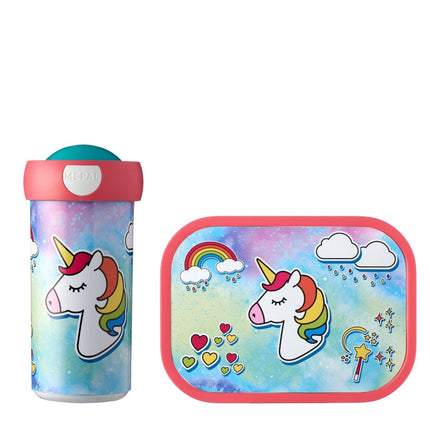 Lunchset Campus Taza + Fiambrera Unicornio