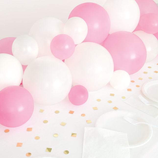 Set de Decoración Guirnalda de Globos Rosa