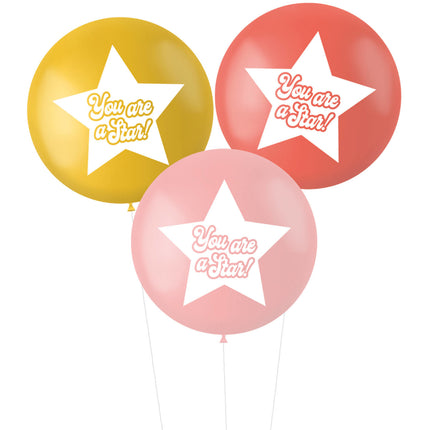 Globos Eres Una Estrella 80cm 3pcs