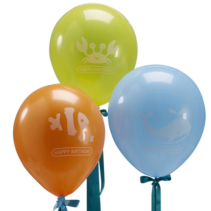 Globos Criaturas del mar 22cm 3pcs