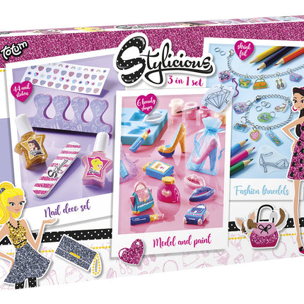 Kit de manualidades Stylicious 3 en 1