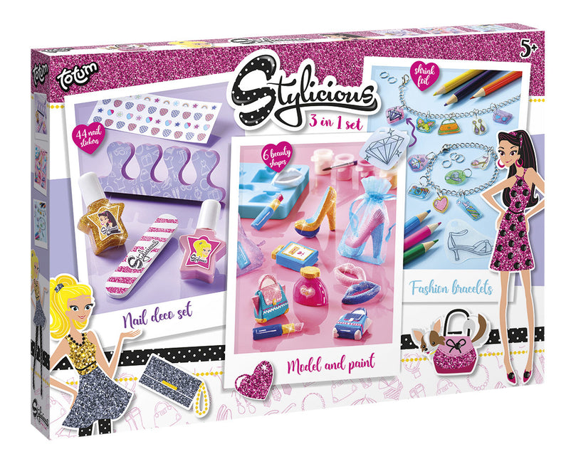 Kit de manualidades Stylicious 3 en 1