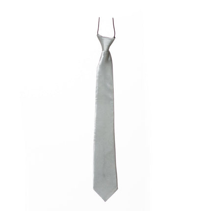 Corbata Plata 50cm